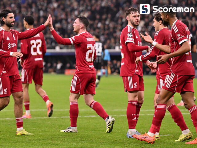 리버풀, 프랑크푸르트에 5-1 역전승... 비르츠 2도움